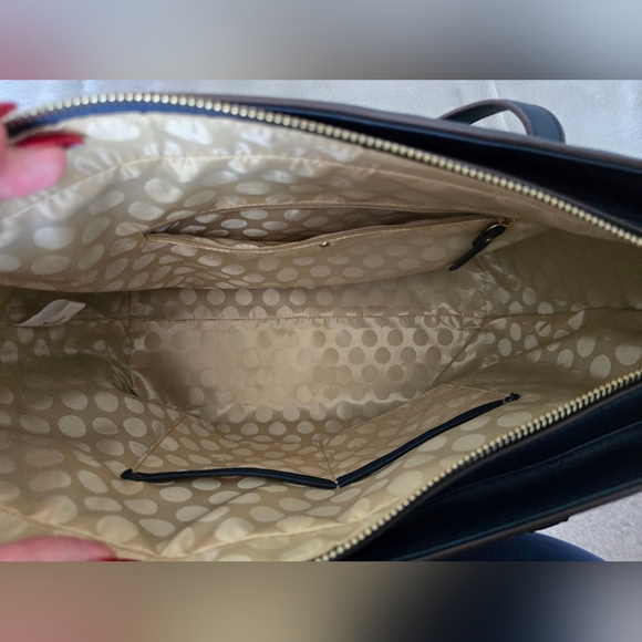 Gorgeous Kate Spade Tote Purse, Navy Blue - Picture 12 of 15